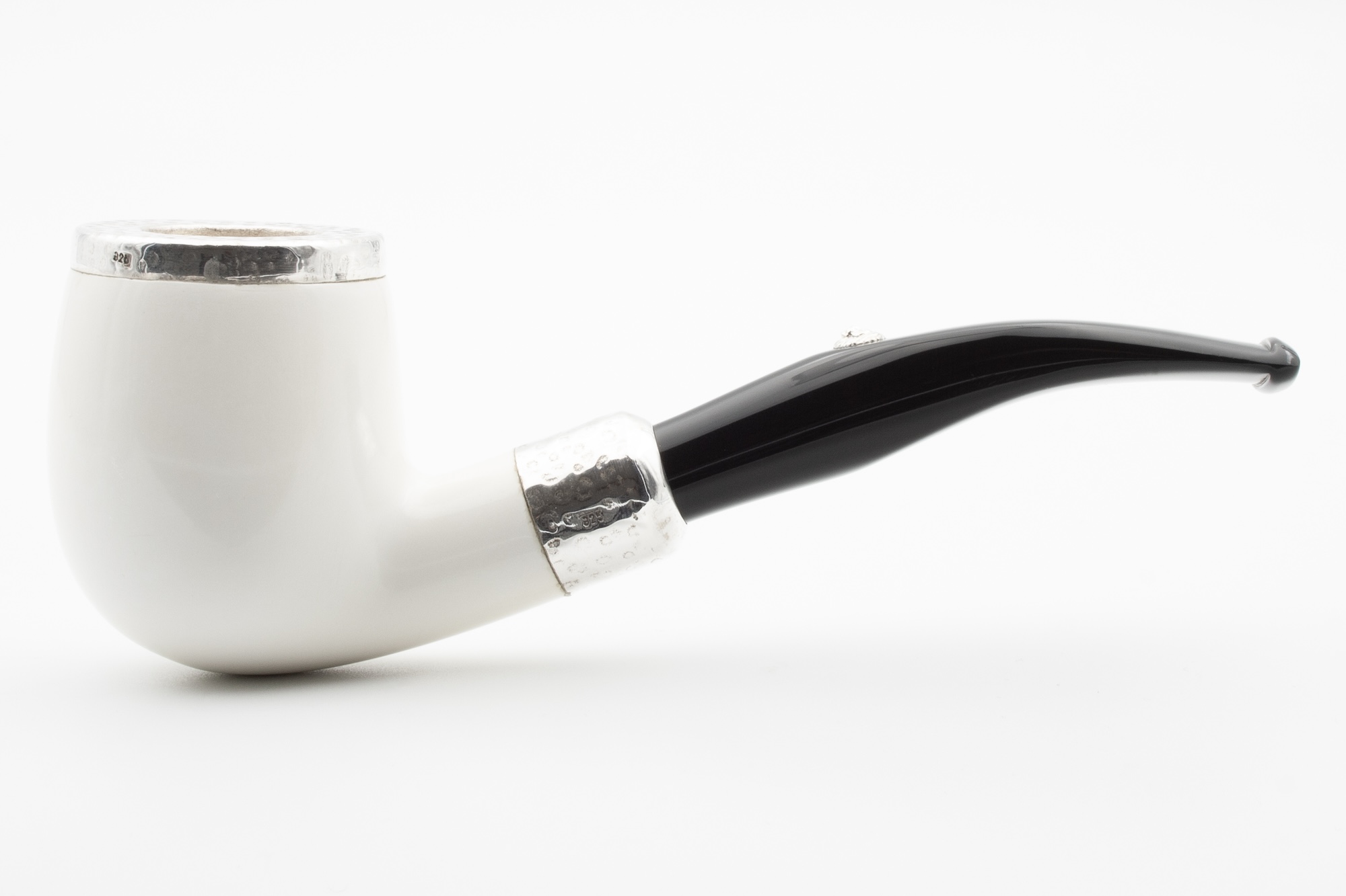 Barling 1812 - Ivory Cap Bent Smooth